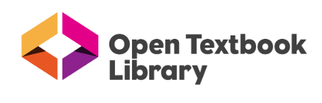 Picture of the Open Textbook Library Logo, which contains the title of the library and a multicolored diamond 
